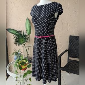 Polka Dot Cap Sleeve Dress